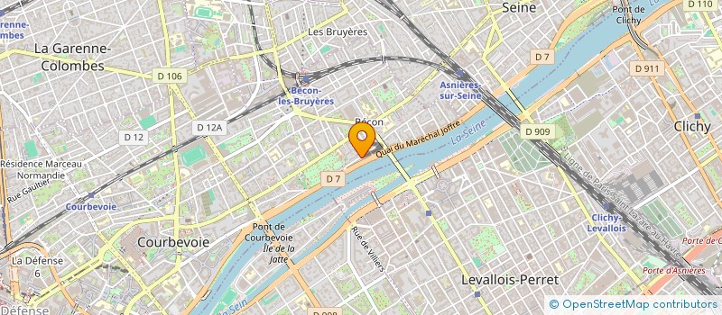 localisation de l'entreprise BAILLEUL RENOVATION à COURBEVOIE