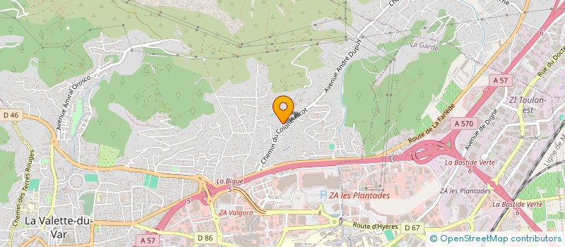 localisation de l'entreprise BAILLEUR PRIVE CONSEIL à LA VALETTE-DU-VAR