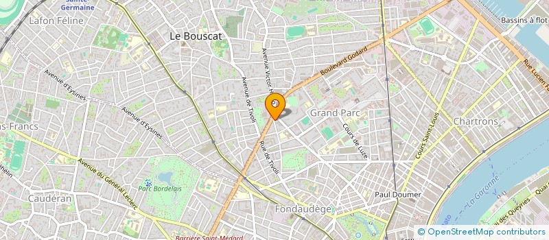 localisation de l'entreprise BAILLEURS TEIXEIRA/PIERRE  BORDEAUX