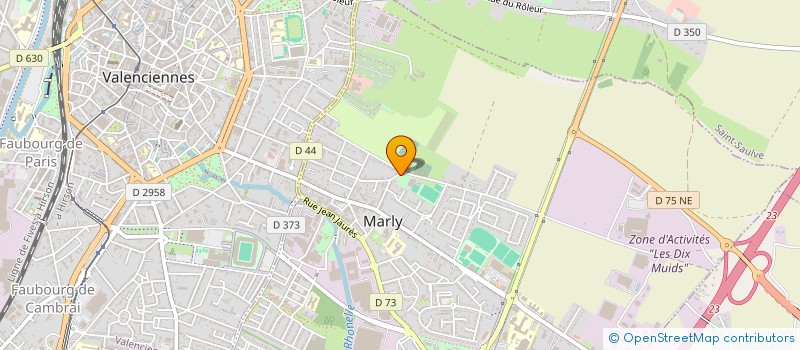 localisation de l'entreprise BAILLEUX ELECTRICITE à MARLY