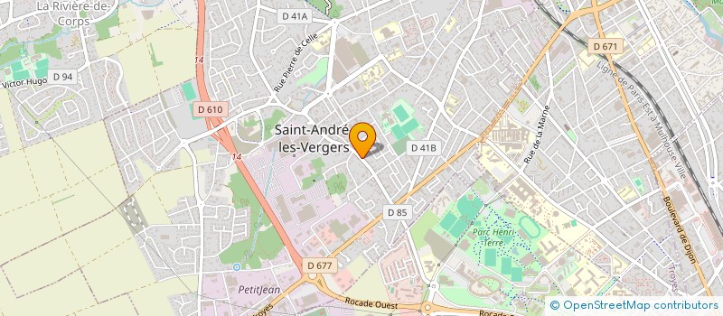 localisation de l'entreprise BAILLIA à SAINT-ANDRE-LES-VERGERS
