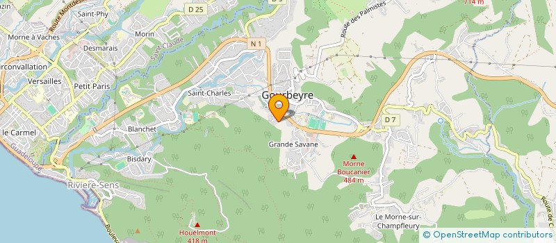 localisation de l'entreprise BAILLIF MENUISERIE à GOURBEYRE