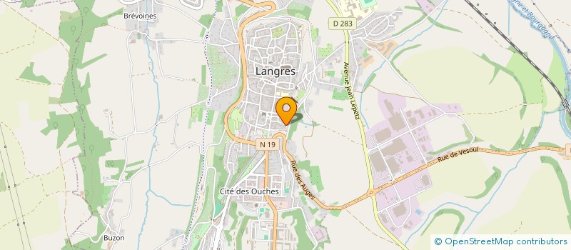localisation de l'entreprise BAILLIMMO à LANGRES