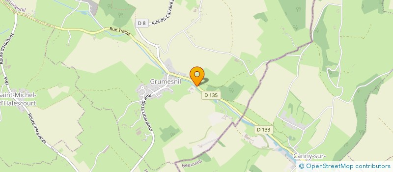 localisation de l'entreprise BAILLIVET FERME GENESIS à GRUMESNIL