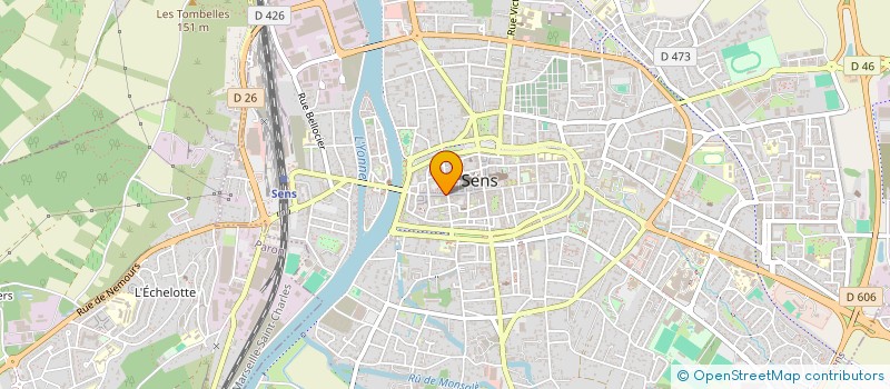 localisation de l'entreprise BAILLOD SERGE ET TAIEB ZAKI à SENS