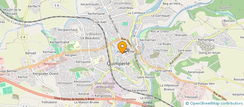 localisation de l'entreprise BAILLON  GUINGAMP