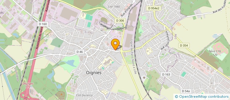 localisation de l'entreprise BAILLON EXPRESS  OIGNIES