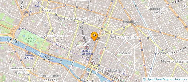 localisation de l'entreprise BAILLON INTERCOR SA à PARIS