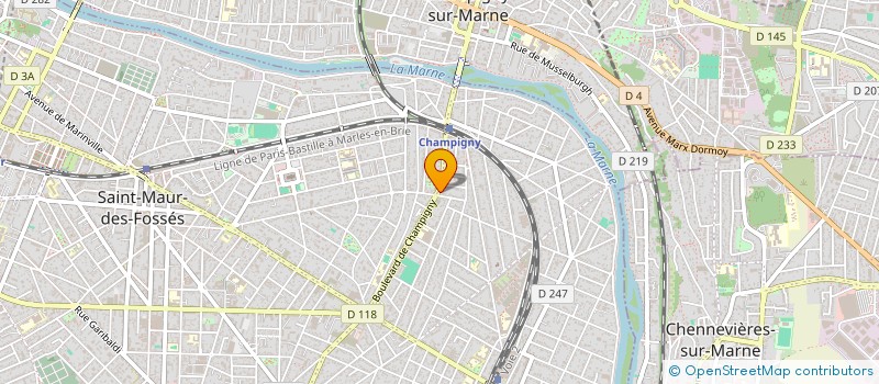 localisation de l'entreprise BAILLOT GESTION à SAINT-MAUR-DES-FOSSES