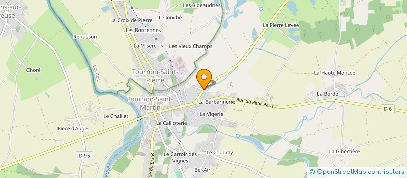 localisation de l'entreprise BAILLOUX SAS à MERIGNY