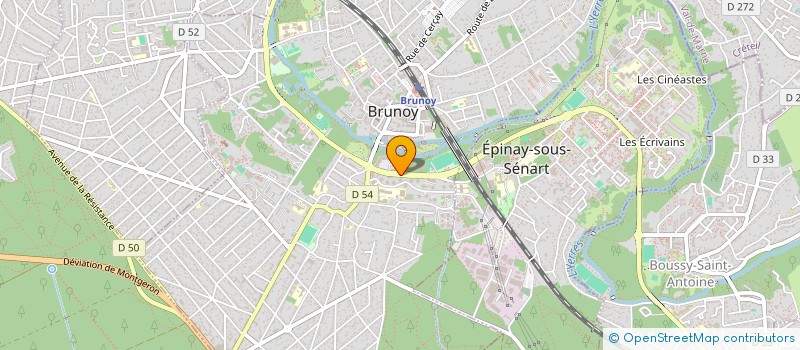 localisation de l'entreprise BAILLY à BRUNOY