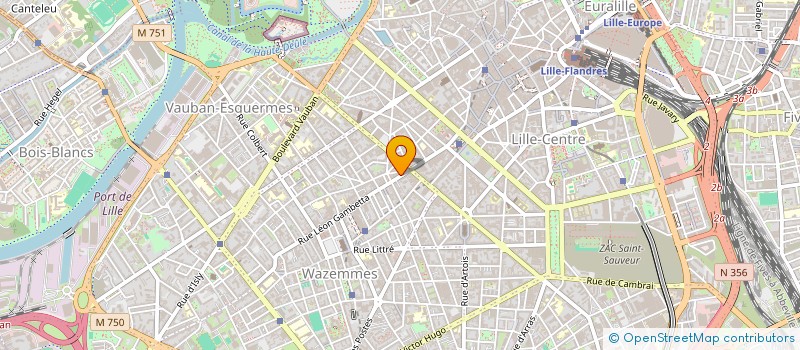 localisation de l'entreprise BAILLY 7 à LILLE