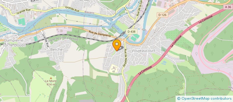 localisation de l'entreprise BAILLY ALAIN  VOUJEAUCOURT