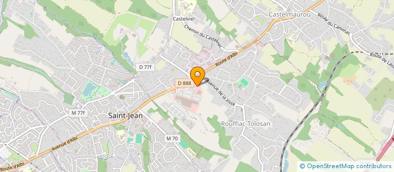 localisation de l'entreprise BAILLY CHAUSSEUR à ROUFFIAC TOLOSAN