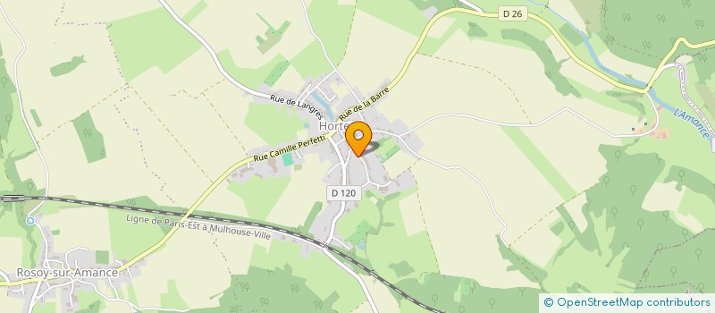 localisation de l'entreprise BAILLY CHRISTIAN ET ANDRE à HAUTE-AMANCE