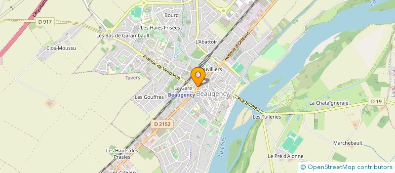 localisation de l'entreprise BAILLY ET CIE à BEAUGENCY