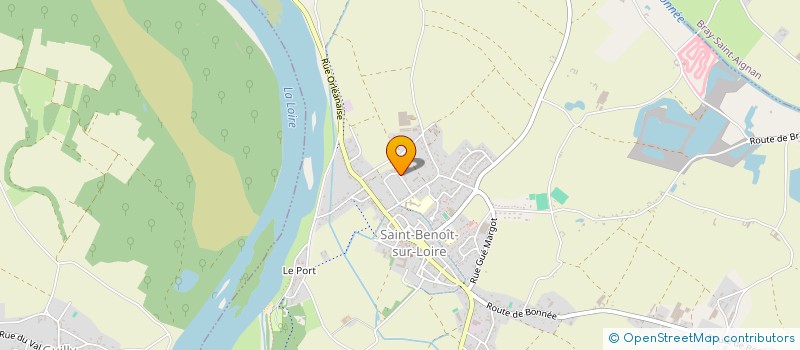 localisation de l'entreprise BAILLY INDUSTRIE à SAINT-BENOIT-SUR-LOIRE