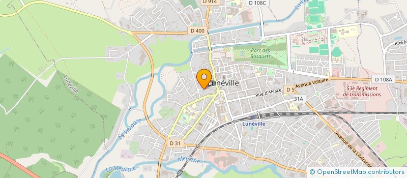 localisation de l'entreprise BAILLY INVESTISSEMENT IMMOBILIER  LUNEVILLE