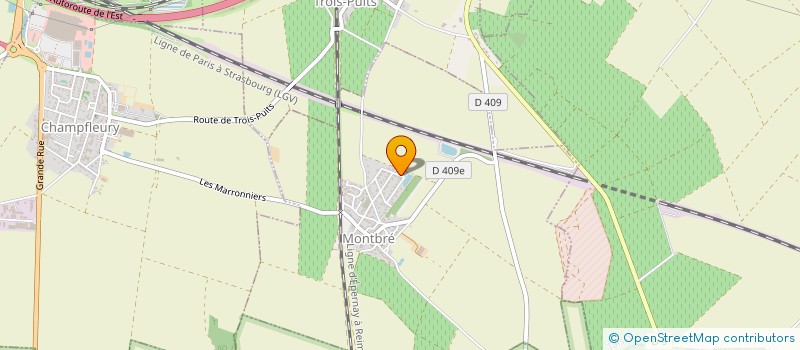 localisation de l'entreprise BAILLY MACONNERIE  MONTBRE