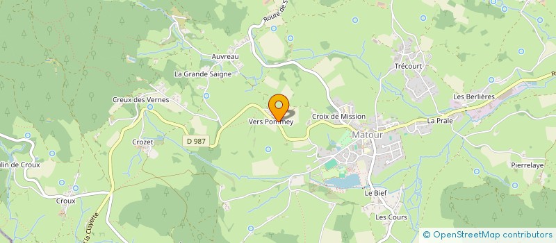 localisation de l'entreprise BAILLY METAL CREATION  MATOUR