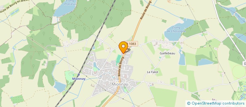 localisation de l'entreprise BAILLY PIERRE ET BERNARD  MIONNAY