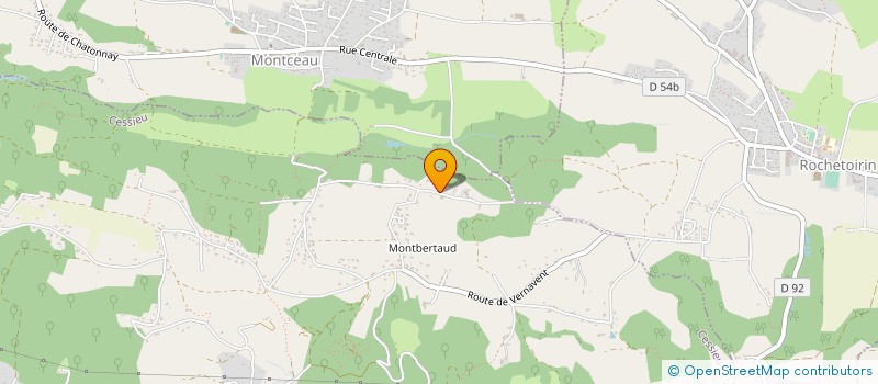 localisation de l'entreprise BAILLY SAS à CESSIEU