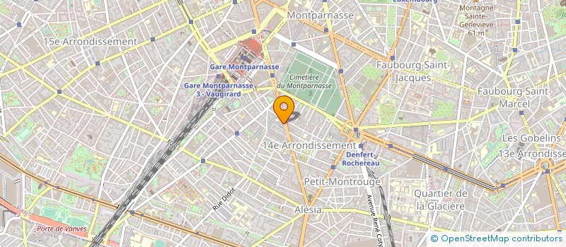 localisation de l'entreprise BAILLY TRANSPORTS à PARIS