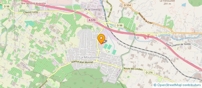 localisation de l'entreprise BAILLYGOS  LA CRAU