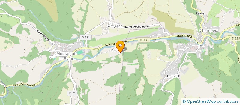 localisation de l'entreprise BAILLYMMO  MONTAIGUT-LE-BLANC