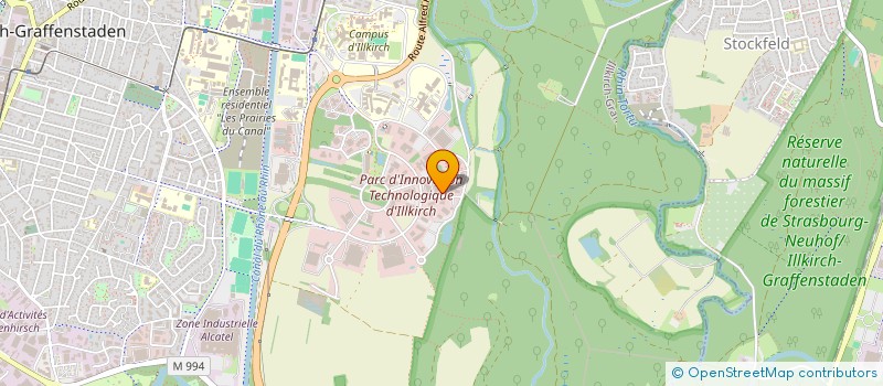 localisation de l'entreprise BAILMANAGER  ILLKIRCH-GRAFFENSTADEN