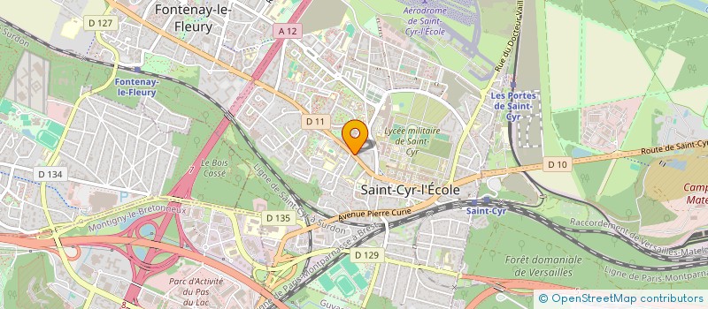 localisation de l'entreprise BAILO LATINO: ART & CREATION  SAINT-CYR-L'ECOLE