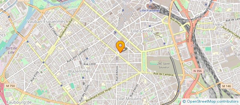 localisation de l'entreprise BAILPARIS à LILLE