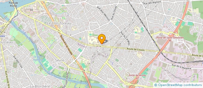 localisation de l'entreprise BAILRIC à SAINT-SEBASTIEN-SUR-LOIRE