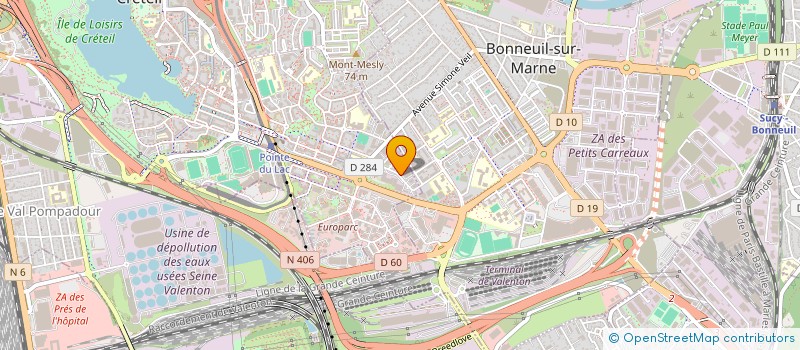 localisation de l'entreprise BAILTECH à CRETEIL