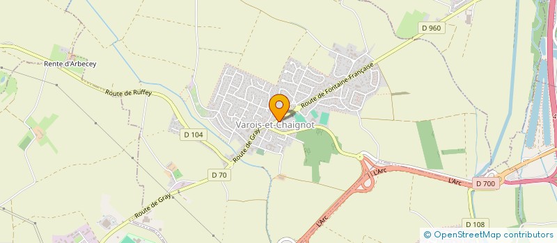 localisation de l'entreprise BAIMEX à VAROIS-ET-CHAIGNOT