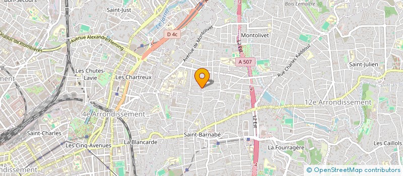 localisation de l'entreprise BAIN à MARSEILLE