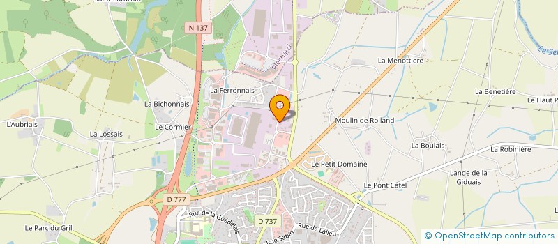 localisation de l'entreprise BAIN AUTOS SPORT  BAIN-DE-BRETAGNE