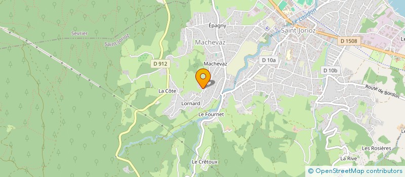 localisation de l'entreprise BAIN DE MER  SAINT-JORIOZ