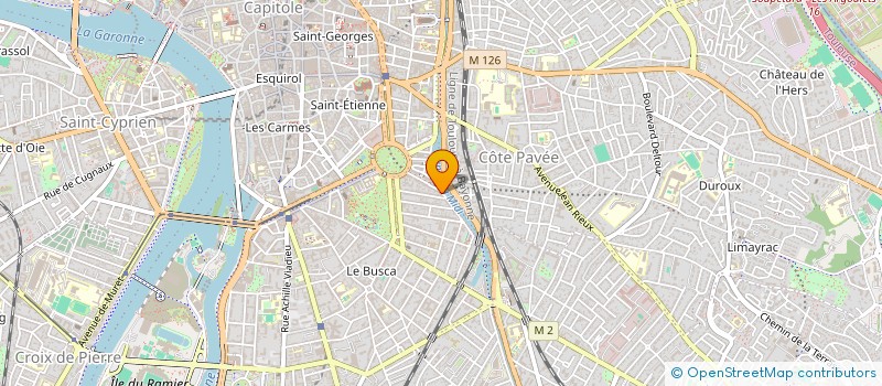 localisation de l'entreprise BAIN DE MIDI  TOULOUSE