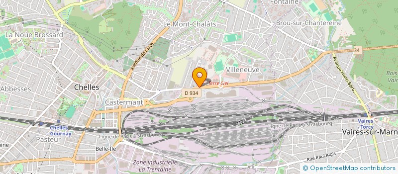 localisation de l'entreprise BAIN DE SOLEIL à CHELLES