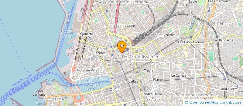 localisation de l'entreprise BAIN DOUCHES PRESSENCE à MARSEILLE