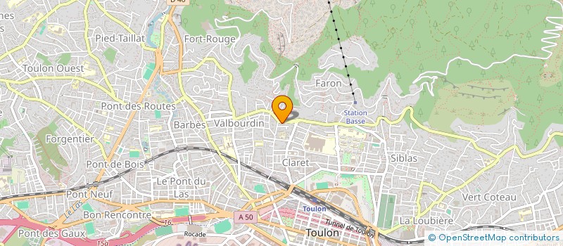 localisation de l'entreprise BAINEM  TOULON