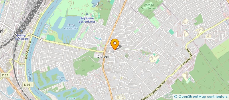 localisation de l'entreprise BAINOGUE à DRAVEIL
