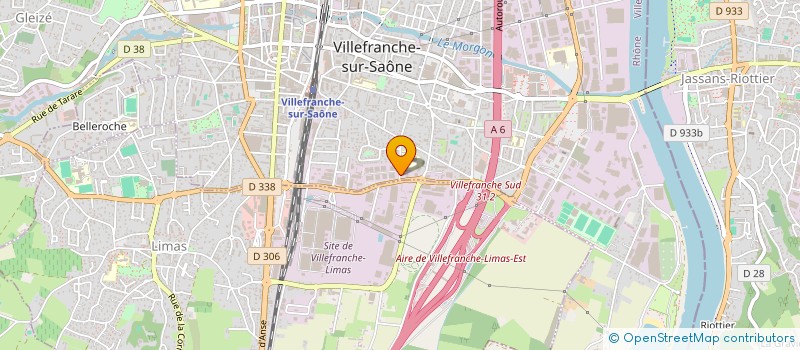 localisation de l'entreprise BAINS CUISINES CARRELAGES CALADOIS  VILLEFRANCHE-SUR-SAONE