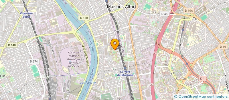 localisation de l'entreprise BAINS DOUCHES à ALFORTVILLE