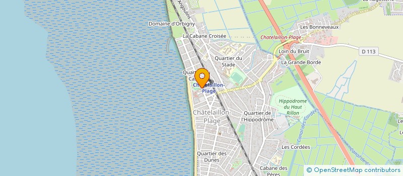 localisation de l'entreprise BAINS ET CASINO DE L'ATLANTIQUE à CHATELAILLON-PLAGE