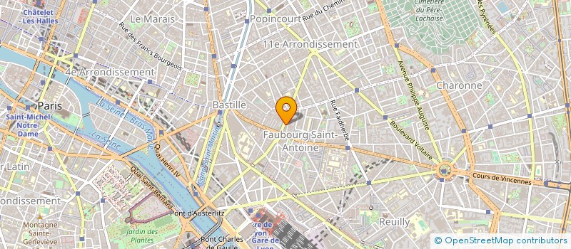 localisation de l'entreprise BAINS ET DECO PARIS à PARIS