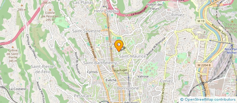 localisation de l'entreprise BAINS ROMAINS PATRIMOINE  NICE