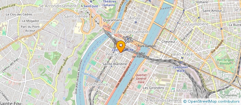 localisation de l'entreprise BAINSON MBF PARTICIPATIONS  LYON