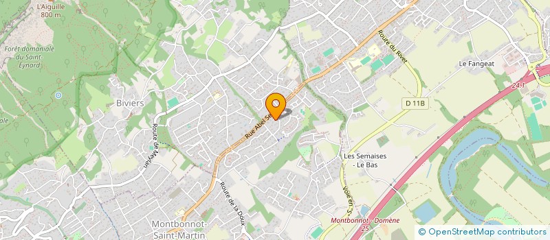 localisation de l'entreprise BAIONA  MONTBONNOT-SAINT-MARTIN